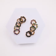 Linked earrings